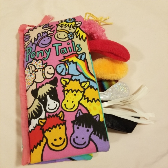 Jellycat Other - Jellycat Nordstrom Ponytails baby book sensory